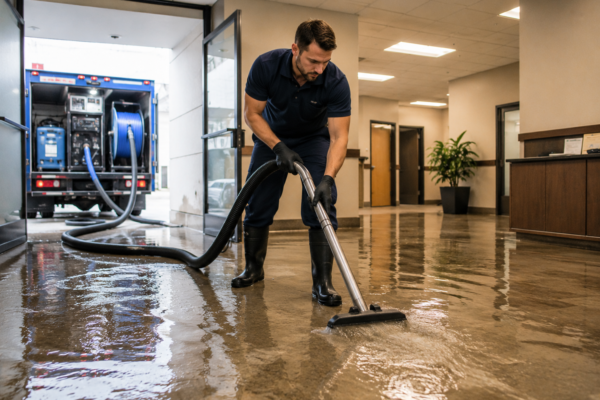 Fire Hose Water Damage Cleanup