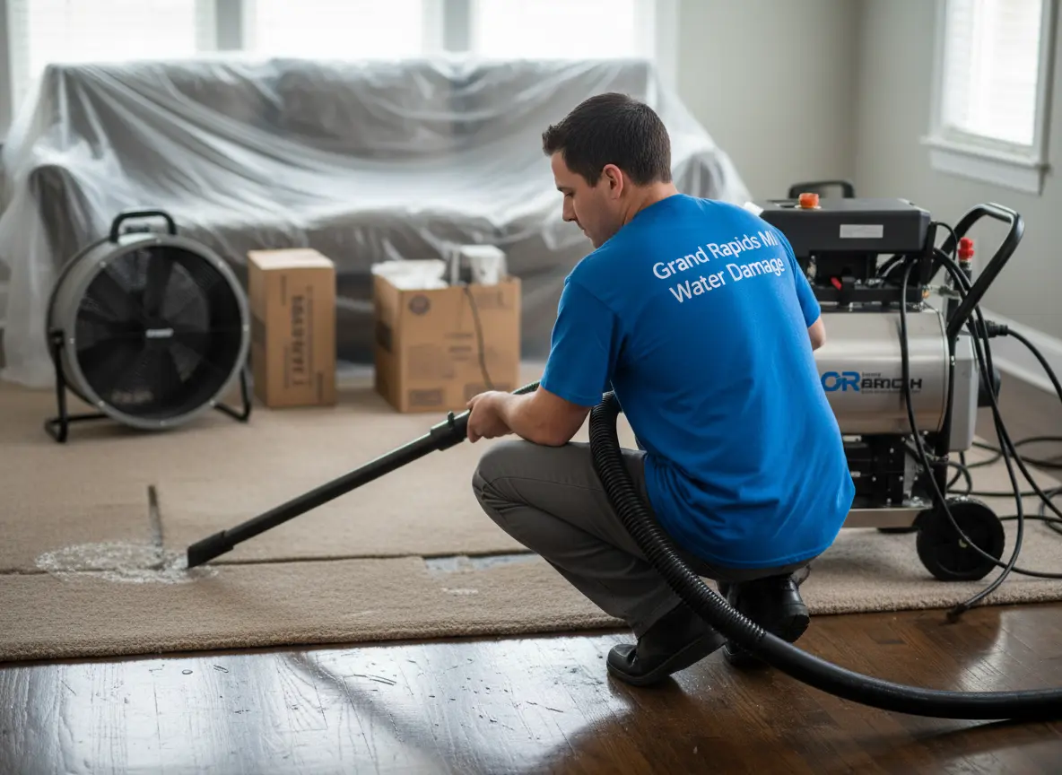 Burst Pipe Damage Cleanup in Grand Rapids, MI