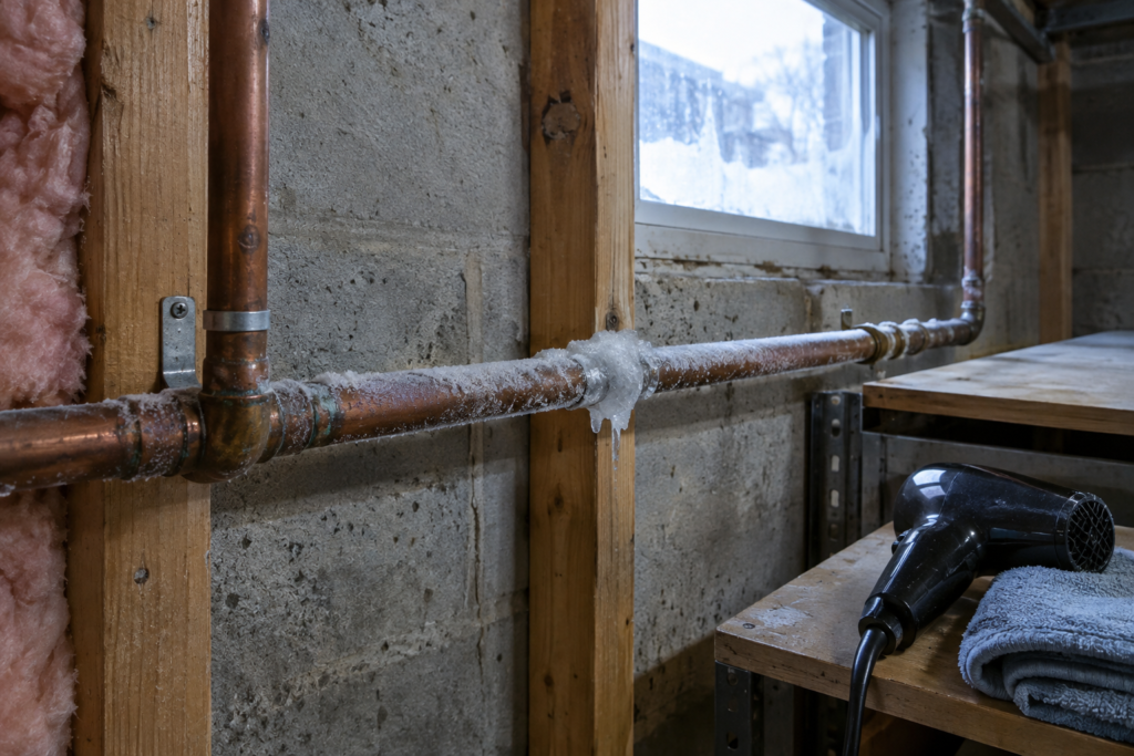 Frozen Pipes in Grand Rapids: How to Thaw Them Safely and Prevent a Burst
